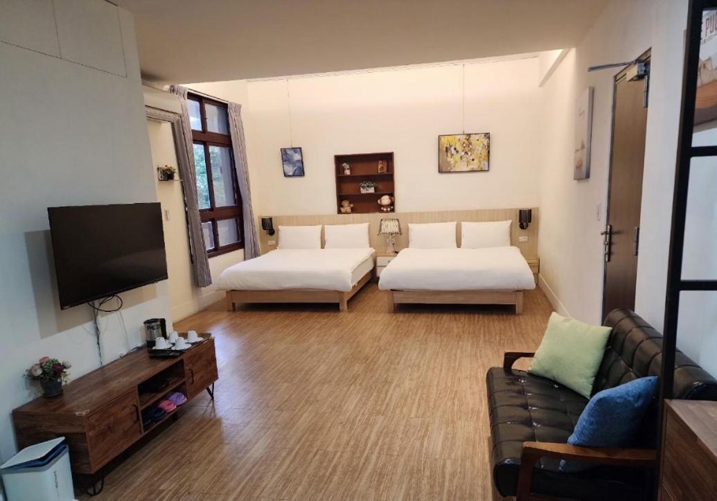 藏風民宿the Wind Guesthouse 2022 Tainan Oda fotoğraf